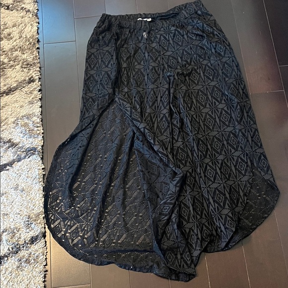 Blue Island size XL Elegant Black Lace pant cover up - Picture 2 of 5